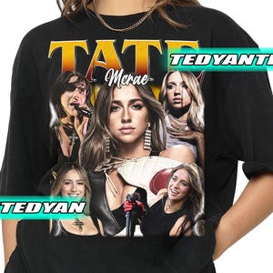 Maglietta vintage Tate McRae, regalo per donna e uomo, maglietta unisex