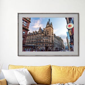 Glasgow Central Hotel Clock Tower Photo Print Wall Art