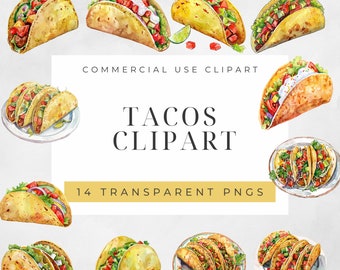 Clipart de paquete de tacos de acuarela, imágenes prediseñadas de comida mexicana, imágenes prediseñadas mexicanas, imágenes prediseñadas de fiesta mexicana, imágenes prediseñadas de comida rápida, imágenes prediseñadas de fiesta mexicana, PNG