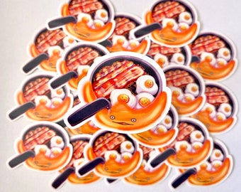 Howl's Moving Castle Breakfast Sticker | Studio Ghibli Fan Art