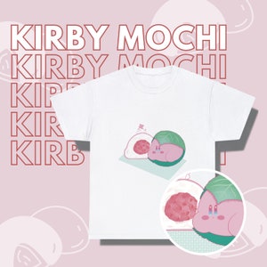 Kirby Flavoured Mochi Unisex Heavy Cotton T-Shirt - Gift for her - Kirby Shirt - Cute Kirby - Cute Gifts - Kids Clothing