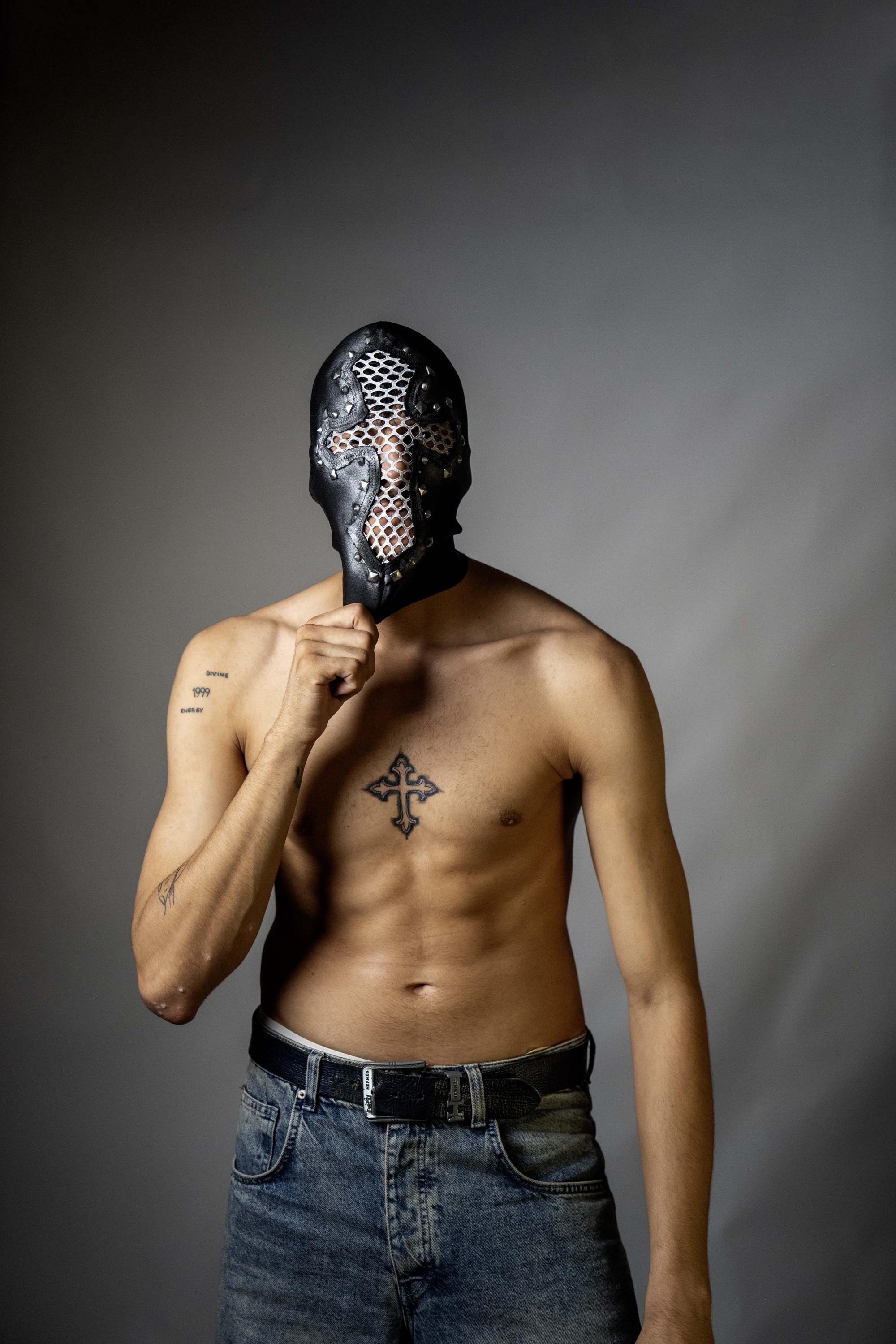Custom Balaclava ? Wearable Art Custom Embroidered 3 Hole Knitted Ski Mask, Embroidery Ski  main image 3