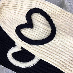 Knitwear Balaclava with Heart-Shaped Design, Wool Ski Mask, Neck Warmer, and Beanie Cap Hat for Cold Weather Activities woolen face mask