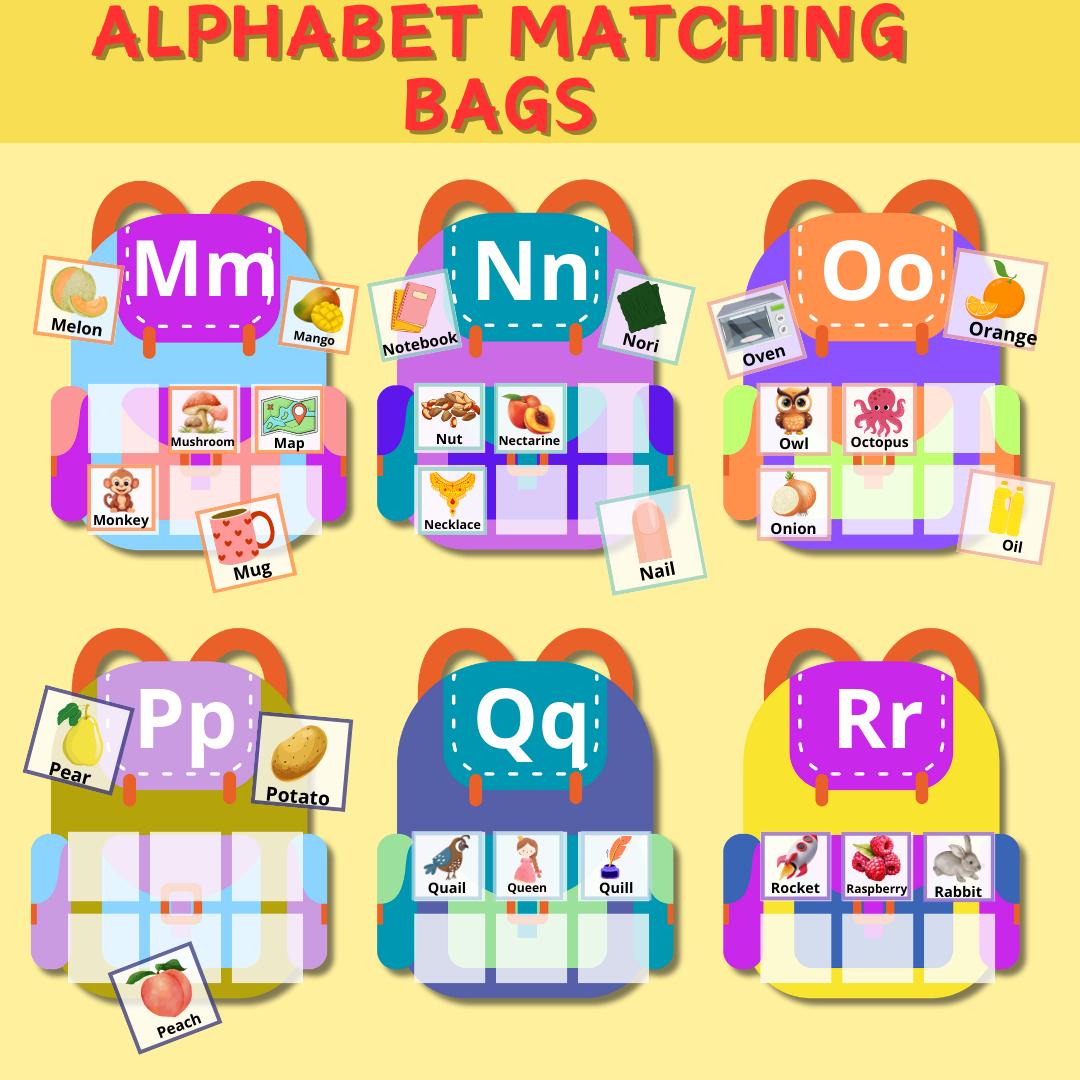 Matching Abc Layout Alphabet Match, ABC Printable, Kids Worksheet, Learning ABC, ABC Match ...