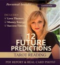 Psychic Reading, 12 Future Predictions Tarot Reading, Same Hour , Love, Career, Personal Growth product logo