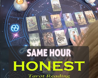 Honest Tarot Reading - No Sugar Coating - Brutal Tarot Reading - Psychic Reading - Medium Reading - Same Hour Reading - Same Day Reading