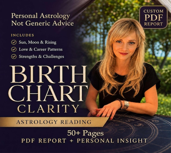 Birth Chart Reading, Natal Astrology Reading, Destiny Matrix, Deep Love, Career & Life Path