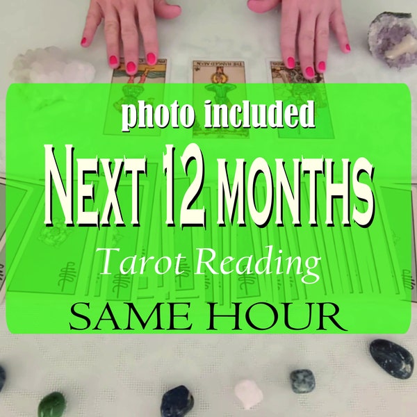 12 Month Reading - 12 cards Year Ahead Tarot Reading | Same Day Tarot Card Reading | Psychic Reading | Love Family Career