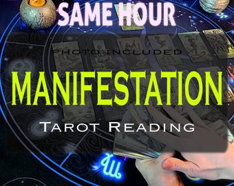 Manifestation Tarot Reading • spread for Desire, Alignment & Energetic Shifts • Intuitive Guidance for Your Soul’s Vision - Same hour