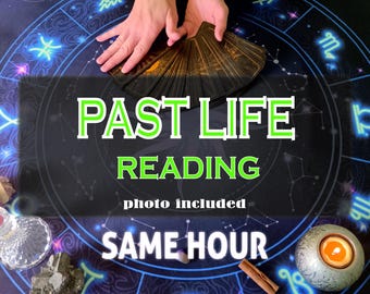 Past life reading - psychic reading - tarot reading - same hour - in-depth psychic insight - discover your reincarnation history
