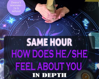 Their True Feelings Revealed | Intuitive Tarot Reading of Thoughts, Feelings & Energy Between You | same hour reading | love psychic reading
