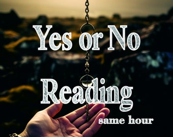 Fast and accurate yes or no reading - one question -  instant answer | same hour | psychic reading with tarot cards | tarot reading