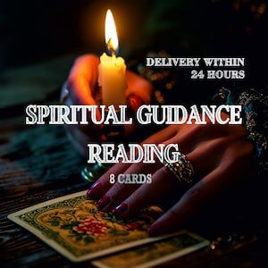 Lectura de Tarot de Orientación Espiritual - 8 cartas - Encuentra tu Camino y Paz Interior - Crecimiento y Dirección Personal / Lectura de Tarot el Mismo Día