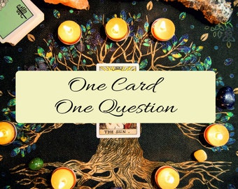 One Question - One Card | Tarot Reading | Psychic Reading | Get Instant Answers | Same Hour Delivery | Fast Readings