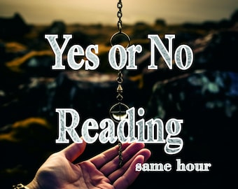 Fast and accurate yes or no reading - one question -  instant answer | same hour | psychic reading with tarot cards | tarot reading