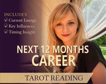 Next 12 Months Career Tarot Reading, Year Ahead Career Forecast, Job & Success Psychic Insight