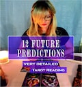 12 Future Predictions Tarot Reading: Same Hour Psychic , Love, Career, Money product logo