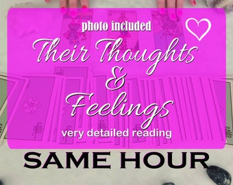 Love Tarot Reading | Same Hour Reading | What Does He/She Think of Me? | Same Day | Psychic Reading | Their Thoughts | Their Feelings