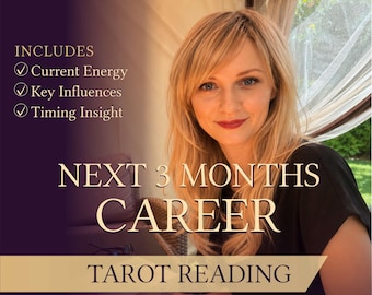 Next 3 Months Career Tarot Reading, Professional Insight (PDF Report)
