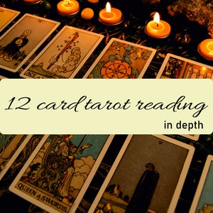 Unlock the Secrets: Same Hour Tarot Reading - Discover Answers with a 12-Card Spread | Fast Readings | Psychic Reading | Love Career Family