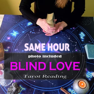 Blinde LiebesLesen ohne Fragen - Tarot-Lesen - Wahrsagen - Mittleres Lesen - Same Hour Reading - Same Day Reading