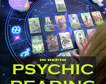 Psychic Reading - Honest Tarot Reading - No Sugar Coating - True Tarot Reading - Medium Reading - Same Hour Reading - Future Predictions