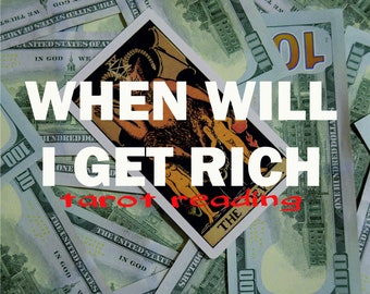 When will i get rich? - personalized 3-card tarot reading | same hour | psychic reading tarot cards | finance reading