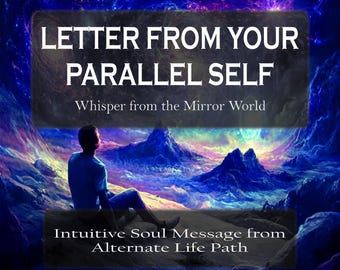 Letter from Your Parallel Self – Intuitive Soul Message from an Alternate Life Path | Deeply Personal, Channeled Insight Just for You