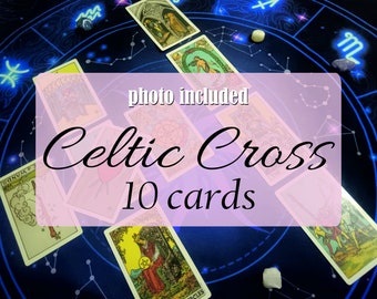 Celtic Cross Tarot Reading - Same Day - Psychic Reading with Tarot Cards - Discover Your Path, Spiritual Guidance - Advice