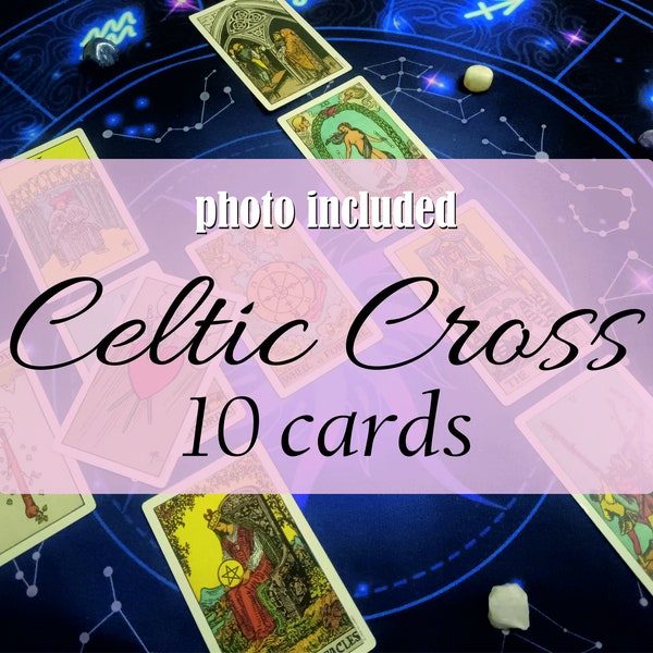 Celtic Cross Tarot Reading - Same Day - Psychic Reading with Tarot Cards - Discover Your Path, Spiritual Guidance - Advice