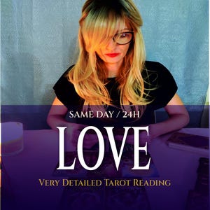 Love Tarot Reading, 6 Card Spread, Honest and No Sugarcoating image 1