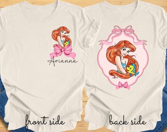 Coquette Vintage Princess Shirt, Retro Princess Trip Shirt, Vintage Disney Princess Shirt, Rapunzel Shirt, Ariel Shirt, Cinderella Tank Top.