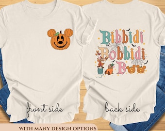 Bibbidi Bobbidi Boo Halloween Shirt, Funny Halloween Shirt, Jaq and Gus Disney Cinderella Halloween Shirt, Cute Disney Vacation Shirts