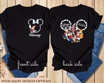 Custom Disney Cruise Shirt, 2026 Disney Cruise Family Shirts, Kids Disney Cruise Tshirt, Minnie & Mickey Matching Family Disney Cruise Shirt