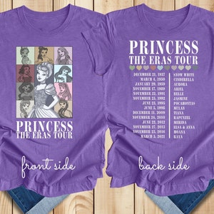 Princess The Eras Tour Shirt, Princess Tour Shirt, Vintage Disney Shirt, Disney Princess Shirt, Princess Eras Tour Shirt, Girls Disney Trip