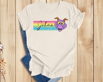 Disney Retro Figment Shirt, Perosnalized Figment Shirt, Disney Epcot Shirt, Custom Epcot Shirt, Figment Disney Shirt, Family Trip Shirt.