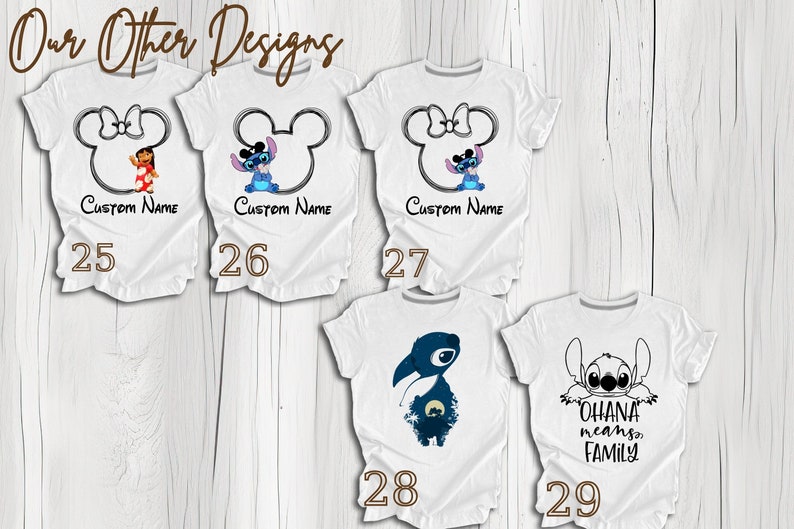 Camiseta "Aquí para los bocadillos", camiseta de Stitch, camiseta de Lilo y Stitch, camiseta de viaje a Disneyland, camiseta de viaje a Disneyworld, camiseta de Stitch para niños, vacaciones imagen 9