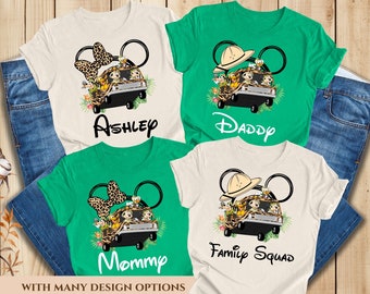 Personalized Disney Animal Kingdom Shirt, Animal Kingdom Shirt, Mickey Safari Shirt, Animal Kingdom Family Shirts, Mickey and Friends Shirt