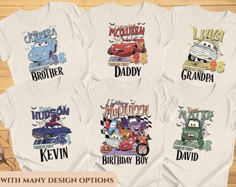 Retro Radiator Springs Cars Movie Halloween Shirt, Lightning McQueen Halloween Shirt, Disney Halloween Trip, Halloween Party, Halloween Gift