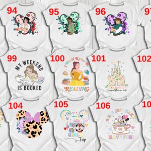 Disney Princesses Shirts, Disney Coquette Rapunzel Shirt, Princess Cinderella, Princess Elsa, Birthday Girl Gift, Disney Princess Tshirt image 8