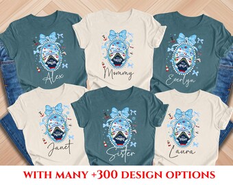 Coquette Disney Cruise 2026 Shirt, Custom Disney Cruise Family Shirt, Personalized Vacation Family Shirt, Disney Cruise Family Trip Shirt.