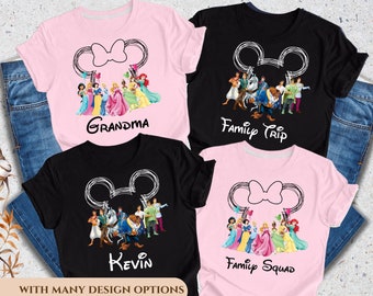 Personalized Princess Birthday Shirt, Birthday Princess Shirt, Disney Princess Shirt, Customizable Disney Shirt, Personalized Princess Tee