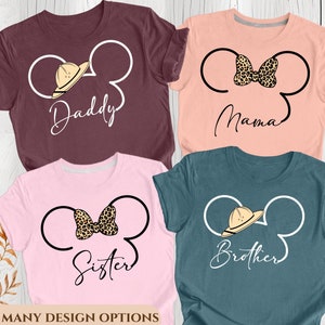 Mickey and Friends Safari Shirt, Personalized Disney Animal Kingdom Shirt, Disney Family Safari Trip Shirt, Animal Kingdom Shirt