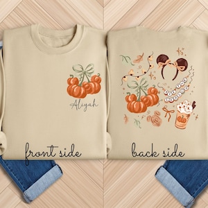 Disney Fall Vibes Sweatshirt, Disneyworld Fall Bracelet Sweater, Disneyland Autumn Custom Shirt, Halloween Shirts, Fall Vibes Snacks Shirt.