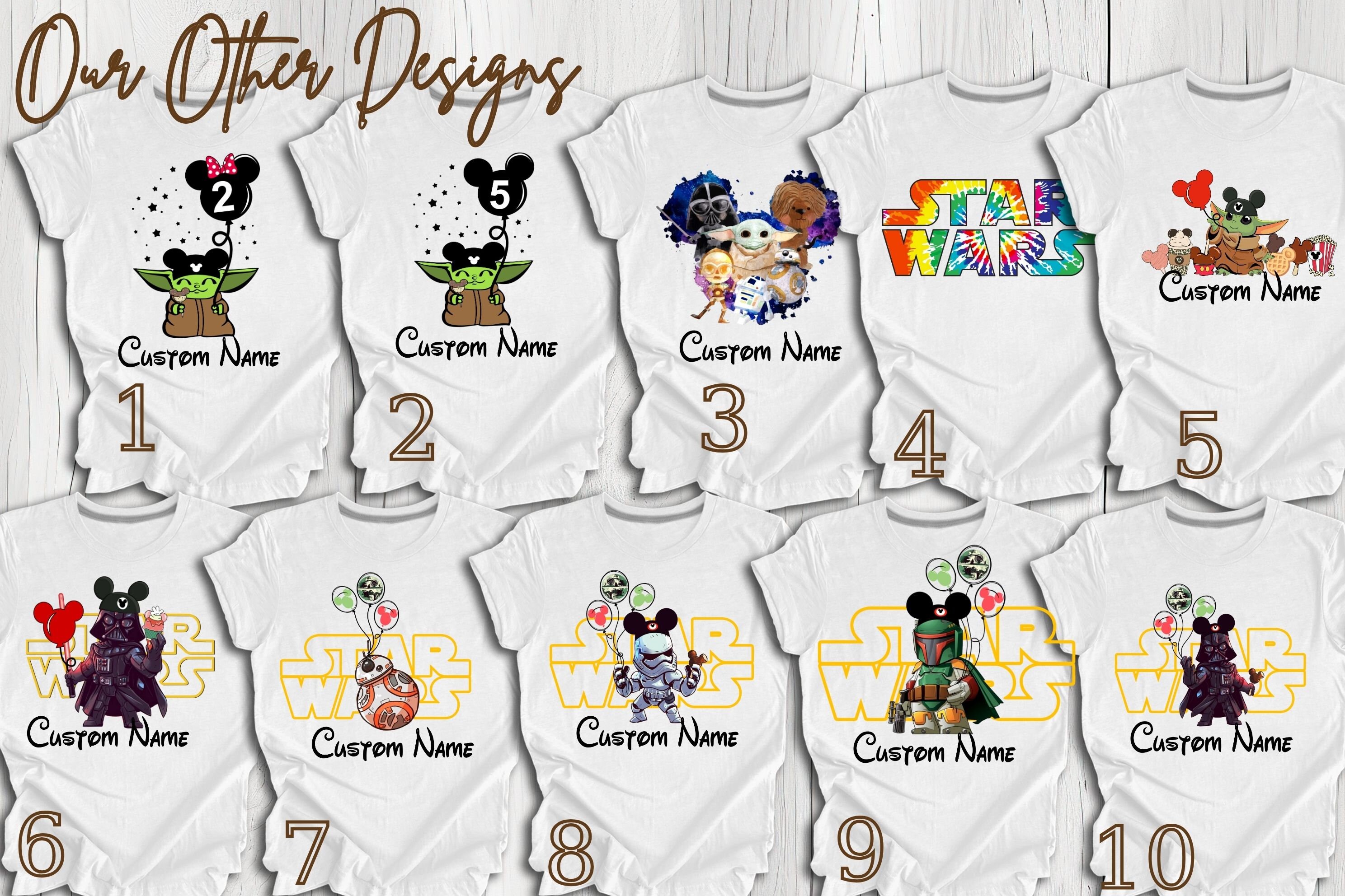 Custom Star Wars Family Shirts, Star Wars Mickey Head Shirt, Star Wars ...