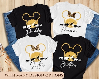 Animal Kingdom Family Shirt, Disney Family Shirts, Disney Vacation Shirt, Personalized Disney Matching Vacation Shirt, Disney Safari Shirts