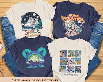 Space Mountain Shirt, Magic Kingdom Shirt, Mouse And Friends Space Shirt, Disney Shirt, Vintage Disney Shirt, Vintage Space Mountain Shirt.