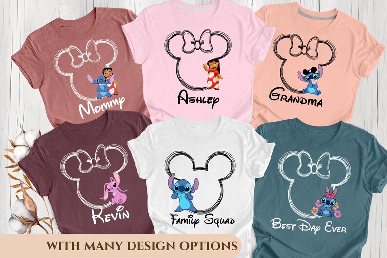 Camiseta "Aquí para los bocadillos", camiseta de Stitch, camiseta de Lilo y Stitch, camiseta de viaje a Disneyland, camiseta de viaje a Disneyworld, camiseta de Stitch para niños, vacaciones imagen 4