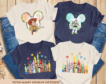 Toy Story Characters T-shirt, Toy Story Gift, Birthday Gift for Disney Fan, Disneyland Trip Family Shirt, Disney Toy Story Shirt