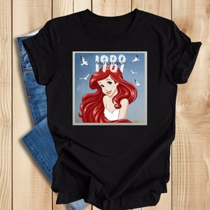 1989 Little Mermaid Comfort Colors Shirt, Disney Ariel Shirt, Disney 1989 Ariel&#39;s Version Shirt, Princess Ariel Shirt, Disneyland Shirt